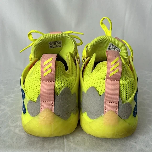 Adidas Men’s Yellow Vol 5 James Harden Boost Basketball Shoes Sneakers **Sz 9** - Picture 5 of 8